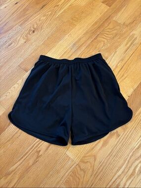 Children's Black Athletic Shorts  (Size L)